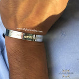 Silver bangle - handmade engraving - afghani online - family bracelet - customized bangle - men bracelet - Palestine Silver - Jordan gifts - gifts for him - USA silver - الافغاني - تفصيل اسوارة بانجل - بانجل حفر مع تلوين  - هدايا فضة - فضة رجالي -  اسوارة اية الكرسي - توصيل حول العالم