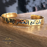 Silver bangle - custom cuff bracelet - silver with gold plated bangle - handmade engraving - Afghani online - customized bangle - personalized sparkle bracelet - Palestine Silver - Jordan gifts - gifts for her - USA silver - الافغاني - تفصيل  اسوارة بانجل - بانجل حفر مع تلوين  - هدايا فضة - فضة مطلي ذهب - ان مع العسر يسرا اسوارة - توصيل حول العالم