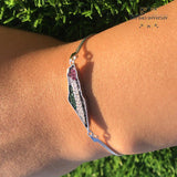 Palestine silver bracelet colored - Palestinian bracelet - Palestinian gift - Palestine map with enamel - map of Palestine - afghani Jordan - afghani Palestine - خارطة فلسطين اسوارة - اسوارة فلسطين فضة مع مينا - الافغاني - الاردن و فلسطين - هدايا فلسطين