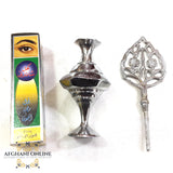 kohl, Arabian kohl, brass holder, eye liner, Jordan, afghani online