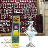 kohl, Arabian kohl, brass holder, eye liner, Jordan, afghani online