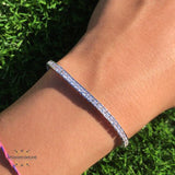 Tennis bracelet - silver bracelet - Jordan bracelets - Dubai bracelets - Qatar bracelets -zircon bracelet - bracelet for her - Afghani online - gifts for her - women jewelry - اسوارة تنس - اسوارة فضة - اسوارة زركون - هدايا اساور - الافغاني