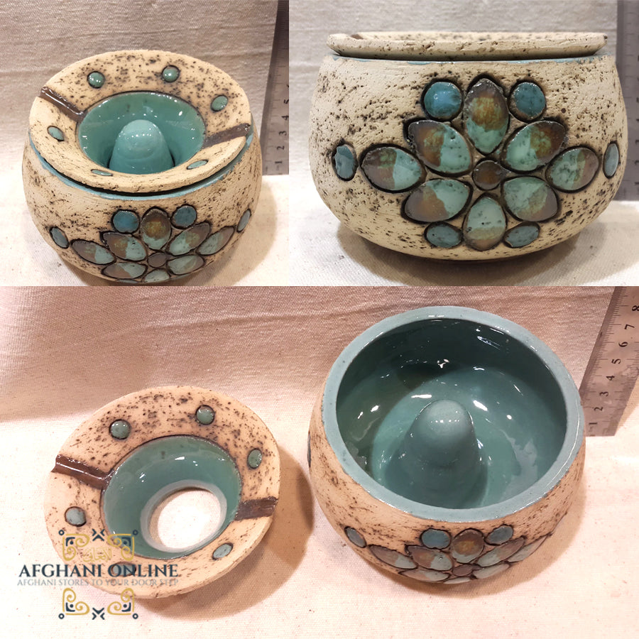 Windproof pottery Ashtray –
