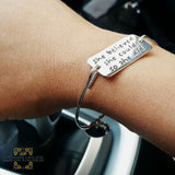 Personalized silver bracelet - handmade - hand engraving - she believed she could - bracelet for her - Pure silver - Afghani online - custom bracelet - Afghani Amman -  الافغاني - تفصيل اسوارة - اسوارة فضة -هدايا يدوية