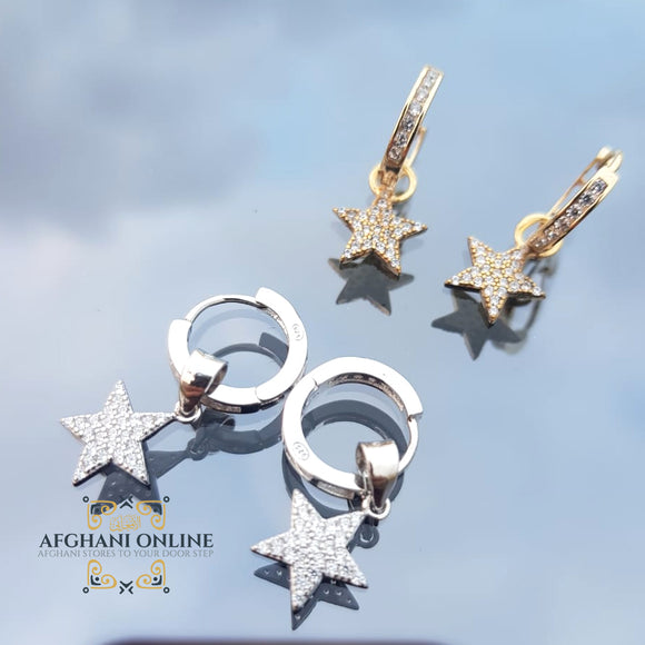 silver earrings - handmade earrings - Arabian earrings - gold earrings - oriental earrings - Jordan - Palestine earrings - حلق فضة - حلق للاذن - حلق يدوي شرقي - منجات تراثية