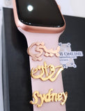 Apple watch Arabic Name - silver custom apple watch charms - apple watch band accessories - rawan name - handmade silver - Afghani online - customized apple watch name custom pin - Arabic Name personalized - UAE apple watch - Jordan apple watch name - Dubai Jewelry - name for watches - USA Apple custom Jewelry -   اسم روان - أبل ساعة اسم - اسم تفصيل للساعة - تفصيل اسم فضة مطلي ذهب - بار أبل وتش - الافغاني