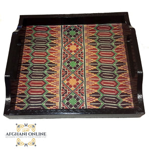 handmade embroidery, tray, Amman, Jordan, Afghani online