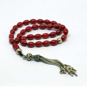 worry beads, silver, gemstone, coral, afghani online