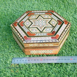 Mosaic box , handmade, Damascus mosaic, Jordan, Afghani, alafghani Amman, afghani online, صندوق موزاييك