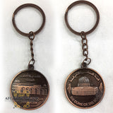 Key chain from Jerusalem, Dome of the Rock, bronze color, Aqsa Mosque, afghani online