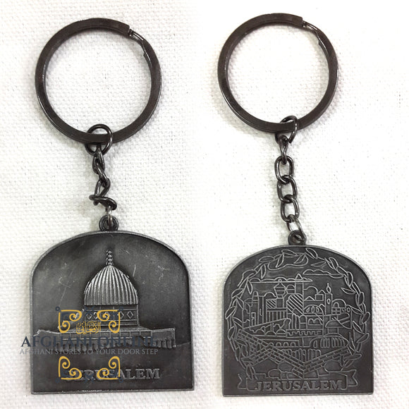 Key chain from Jerusalem, Dome of the Rock, bronze color, Aqsa Mosque, afghani online