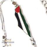 Palestine silver bracelet colored - Palestinian bracelet - Palestinian gift - Palestine map with enamel - map of Palestine - afghani Jordan - afghani Palestine - خارطة فلسطين اسوارة - اسوارة فلسطين فضة مع مينا - الافغاني - الاردن و فلسطين - هدايا فلسطين   