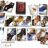 playing cards, Jordan, Deck of cards, plastic cards, Jordan, touristic cards, afghani online