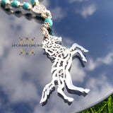 horse car pendant - Sterling Silver car mirror - Dubai gifts - USA Islamic gifts - custom silver - Afghani shop- Jordan gifts - Allah is the best to guard - تعليقة سيارة فضة - فالله خير حافظا - هدايا السعودية - هدايا قطر - هدايا الكويت - هدايا الامارات - حصان فضة - الافغاني اونلاين - هدية للسيارة