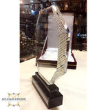 Crystal, plaque, award, trophy, engraving, printing, Jordan, companies gifts, farewell gifts, appreciation, afghani online