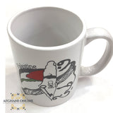 Palestinian mug with sublimation printing, afghani online.