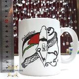Palestinian mug with sublimation printing, afghani online.