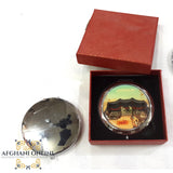 Pocket mirror, Bedouin tent, two sides, Jordan, afghani online