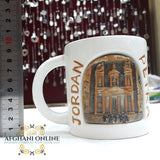  Petra Jordan mug in ceramic, 3D work at afghani online only.