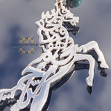 horse car pendant - Sterling Silver car mirror - Dubai gifts - USA Islamic gifts - custom silver - Afghani shop- Jordan gifts - Allah is the best to guard - تعليقة سيارة فضة - فالله خير حافظا - هدايا السعودية - هدايا قطر - هدايا الكويت - هدايا الامارات - حصان فضة - الافغاني اونلاين - هدية للسيارة