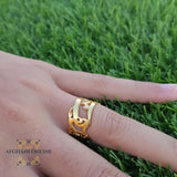 silver ring - gold plated ring - personalized ring name ring - handmade ring afghani online - afghani Jordan - afghani Amman - خاتم فضة - خاتم اسم مطلي ذهب - خاتم تفصيل يدوي - خاتم يدوي - الأفغاني عمان - الافغاني اونلاين