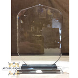 Crystal, plaque, award, trophy, engraving, printing, Jordan, companies gifts, farewell gifts, appreciation, afghani online