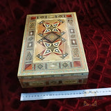 Mosaic box - handmade - Damascus mosaic - Jordan - Afghani - alafghani Amman - afghani online - صندوق موزاييك