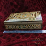 Mosaic box - handmade - Damascus mosaic - Jordan - Afghani - alafghani Amman - afghani online - صندوق موزاييك