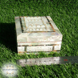 Jewellery  box made from mother of pearl shape #3