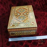 Mosaic box - handmade - Damascus mosaic - Jordan - Afghani - alafghani Amman - afghani online - صندوق موزاييك