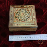 Mosaic box - handmade - Damascus mosaic - Jordan - Afghani - alafghani Amman - afghani online - صندوق موزاييك