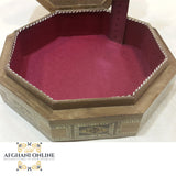 Mosaic box octagonal, handmade, Damascus mosaic, Jordan, Afghani, alafghani Amman, afghani online, صندوق موزاييك