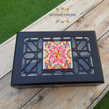 arabesque box - Palestine souvenirs - oriental box - wooden handicrafts - accessories box - Jordan gifts - Ajamic - Afghani online, handmade - Arabian box - ceramic - embroidery منتجات شرقية يدوية - تطريز فلسطيني - هدايا الأردن - هدايا فلسطين -الافغاني