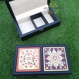 Tea box - Palestine souvenirs - oriental box - wooden handicrafts - accessories box - Jordan gifts - Ajamic - Afghani online, handmade - Arabian box - ceramic - embroidery منتجات شرقية يدوية - تطريز فلسطيني - هدايا الأردن - هدايا فلسطين -الافغاني