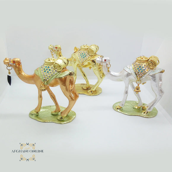 Camel small coloured metal - jordanian gifts -   - جمل معدن ملون