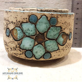 Handmade Ceramic - Islamic pottery art - Jordan Souvenirs and gifts - Arabian geometric art patterns - coasters for cups set - Arabian clay - Arabic stoneware - office and home decor - oriental pottery - Amman Gifts - married gifts - Afghani online - سيراميك وفخار شرقي اسلامي - صحن كوسترات للشاي - الافغاني - هدايا الأردن