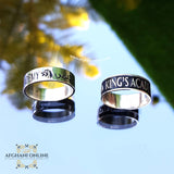 Sterling silver ring- best friends rings - engagement rings - Him and her rings - couples ring - Arabic Jewelry - Academy ring - personalized ring name ring - custom name ring - handmade ring - afghani online - afghani Jordan - afghani Amman - خاتم فضة - خاتم اسم للعروسين - خاتم تفصيل - خاتم تفصيل يدوي - خاتم يدوي - الأفغاني عمان - الافغاني اونلاين