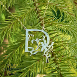 Sterling Silver initials - custom initials for couples necklace - gold necklace with letters - gift for her - couple gifts - silver necklace - DY initials - USA gifts - Afghani online - customized necklace - personalized letters necklace - Amman Silver - Jordan gifts - USA silver - الافغاني - تفصيل حرف - سنسال احرف - هدايا فضة - توصيل حول العالم