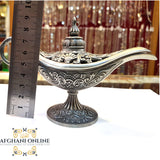 Aladdin incense lamp, afghani online, afghani Jordan, alloy, pewter, arab history, oriental gifts, مصباح علاء الدين للبخور, الافغاني