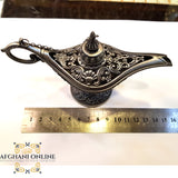 Aladdin incense lamp, afghani online, afghani Jordan, alloy, pewter, arab history, oriental gifts, مصباح علاء الدين للبخور, الافغاني