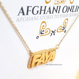 bubble Name Necklace - silver customize - gold coated necklace - collar personalizado - handmade silver - Afghani online - custom bubble necklace - Arabic Name Necklace - UAE necklace - Jordan Necklace -  Qatar Jewelry - bubble name with zircon - USA custom Jewelry - سنسال اسم نافر - سنسال تفصيل - تفصيل اسم فضة مطلي ذهب - تفصيل اسم مع زركون - الافغاني