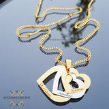 Family hearts necklace customized - Luxury  jewelry - Hearts with Names Necklace personalized - silver customize - handmade silver - Afghani online - layered necklace - Arabic Name Necklace - UAE necklace - Jordan Necklace - Qatar Jewelry - Family necklace - USA custom Jewelry - سنسال حب العائلة - سنسال قلب تفصيل - تفصيل قلوب مع اسم فضة مطلي ذهب - الافغاني