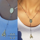 Allah Necklace - Allah with zircon necklace - Sterling Silver - Gold plated handmade silver - Afghani online - layered necklace - Arabic Necklace - Tasbeeh Ayet Al Kursi - UAE necklace - Jordan Necklace - USA custom Jewelry - سنسال مسبحة الله مع اية الكرسي - سنسال الله فضة - مسبحة اية الكرسي - لفظ الجلالة سنسال مطلي ذهب - سنسال زركون فضة مطلي ذهب - الافغاني