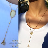 Allah Necklace - Allah with zircon necklace - Sterling Silver - Gold plated handmade silver - Afghani online - layered necklace - Arabic Necklace - Tasbeeh Ayet Al Kursi - UAE necklace - Jordan Necklace - USA custom Jewelry - سنسال مسبحة الله مع اية الكرسي - سنسال الله فضة - مسبحة اية الكرسي - لفظ الجلالة سنسال مطلي ذهب - سنسال زركون فضة مطلي ذهب - الافغاني