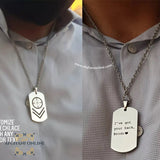 Personalized silver bar necklace with gemstone - gift for men - fashion jewellery - USA Silver - Canada Jewelry - handmade colored necklace - Enamel gold engraving - engraving necklace - necklace for him - Pure silver - gifts for Gents - boyfriend necklace - trendy jewelry - Afghani online - custom partner necklace - Afghani Amman - الافغاني - تفصيل سنسال بار رجالي - سنسال دائرة فضة - سنسال مينا ذهبي - فضة مؤكسدة - عقد فضة الامارات - عقد فضة قطر - هدايا يدوية