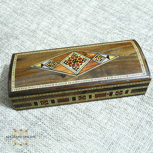 Mosaic box - handmade - Damascus mosaic - Jordan - Afghani - alafghani Amman - afghani online - صندوق موزاييك