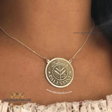 Palestine coin necklace - necklace customized from Palestine -trendy jewelry - sterling silver jewelry of Jerusalem - Palestine coin historical personalized - silver customize - handmade silver - Afghani online - Arabic Name Necklace - UAE necklace - Jordan Necklace - Qatar Jewelry - Palestine necklace - USA custom Jewelry - سنسال عملة فلسطين - سنسال فلسطين روز غولد مل - تفصيل خارطة فلسطين فضة مطلي ذهب - الافغاني