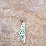 Palestine olive tree map - necklace customized - trendy jewelry - sterling silver jewelry of Jerusalem -  Palestine olive tree personalized - silver customize - handmade silver - Afghani online - layered necklace - Arabic Name Necklace - UAE necklace - Jordan Necklace -  Qatar Jewelry - Palestine necklace - USA custom Jewelry - سنسال خريطة فلسطين - سنسال تفصيل خارطة فلسطين شجر الزيتون - تفصيل خارطة فلسطين فضة مطلي ذهب - الافغاني