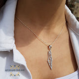 Palestine silver necklace with zircon -Silver Palestinian necklace - Palestine gift jewelry - map of Palestine - Afghani Jordan, Palestine trendy jewelry خارطة فلسطين سنسال - سنسال فلسطين فضة زركون - الافغاني - سنسال فلسطين - هدايا فلسطين