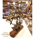 copper ship, handmade, office gift, manager gift, Jordan, afghani online, afghani Jordan, سفينة نحاس